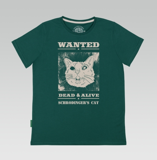 Фотография футболки Розыск кота шредингера