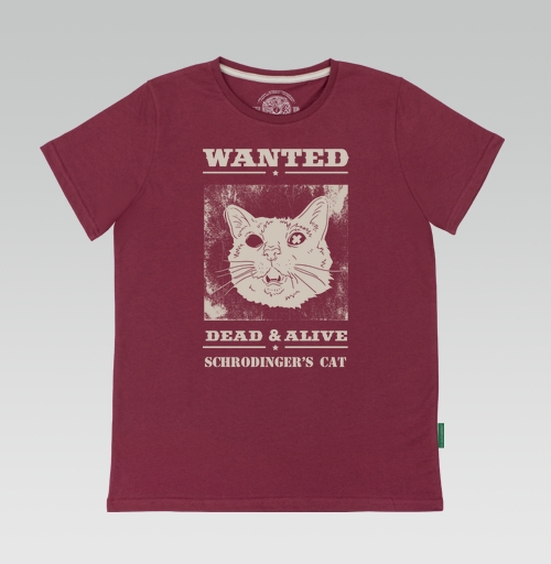 Фотография футболки Розыск кота шредингера