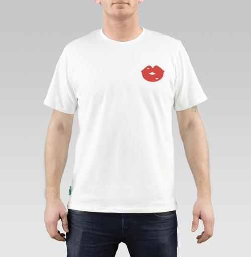 Мужская футболка с рисунком Редлипс рулят 139548, размер 44 (XS) &mdash; 38 (XXS), цвет белый, материал - 100% хлопок высшее качество - купить в интернет-магазине Мэриджейн в Москве и СПБ