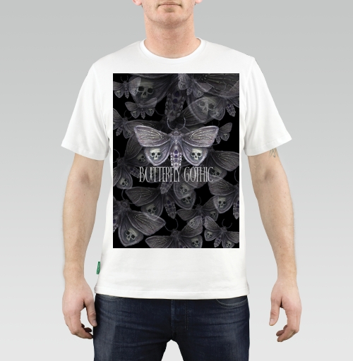 Фотография футболки Бабочка готика