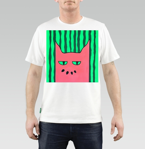 Фотография футболки Арбузный кот