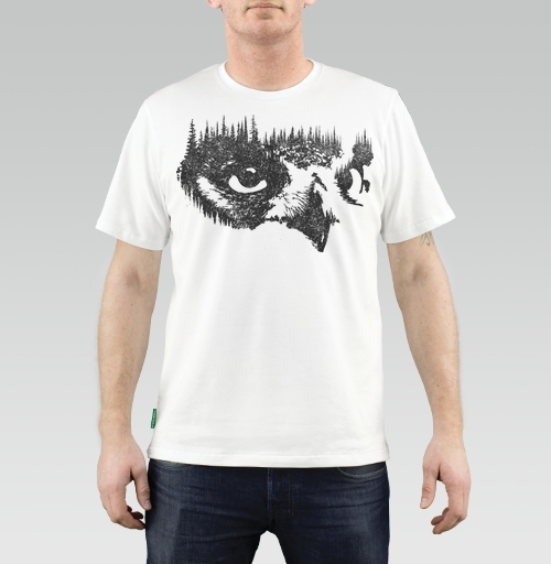 Фотография футболки Лесная Сова с Деревьями