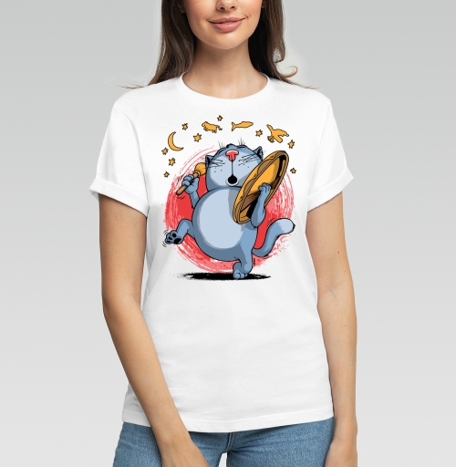 Фотография футболки Эвенкийский кот-шаман