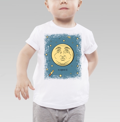 Фотография футболки Полная Луна с лишним весом