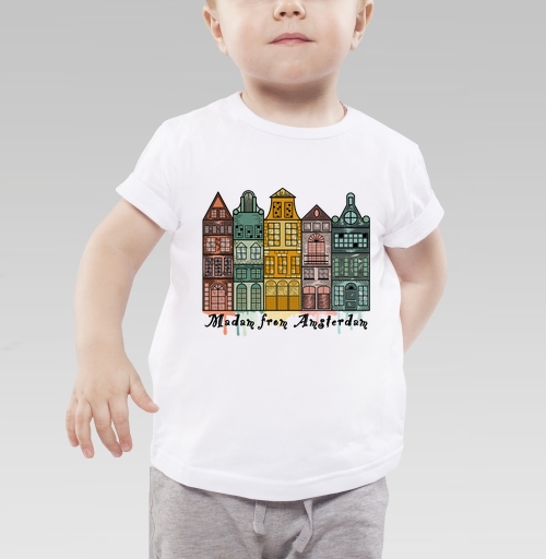 Фотография футболки Дама с Амстердама