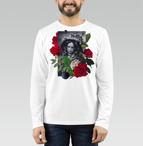 Мужская футболка с рисунком Аленький цветочек 167846, размер 44 (XS) &mdash; 58 (4XL), цвет белый, материал - 100% хлопок высшее качество - купить в интернет-магазине Мэриджейн в Москве и СПБ