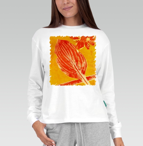Женская футболка с рисунком Сохранить солнце 159282, размер 40 (XS) &mdash; 54 (4XL), цвет бело-серый, материал - 100% хлопок высшее качество - купить в интернет-магазине Мэриджейн в Москве и СПБ