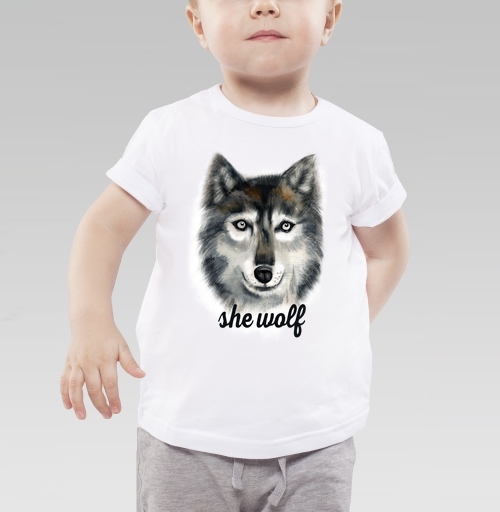 Фотография футболки Волчица