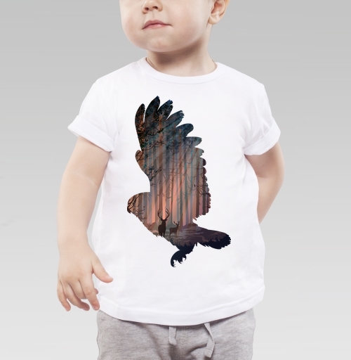 Фотография футболки Летящая сова