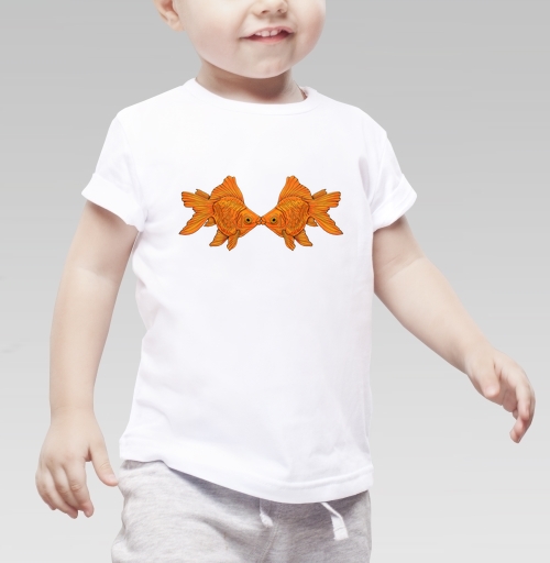 Фотография футболки Золотые рыбки