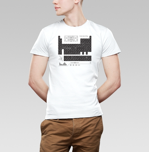 Фотография футболки Periodic table of DJing