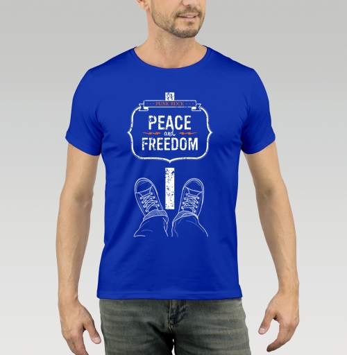 Фотография футболки Peace and Freedom