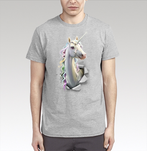 Фотография футболки Единорог в лесу