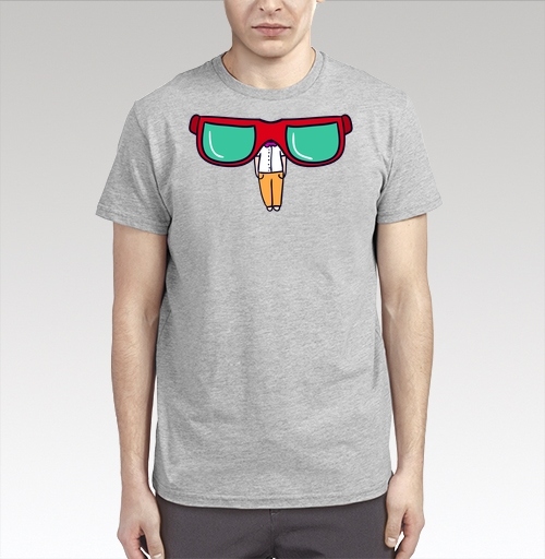 Фотография футболки Хипстер и очки