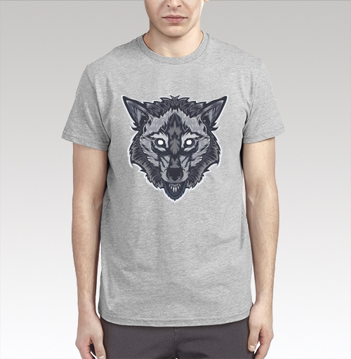 Фотография футболки Оскалившийся волк