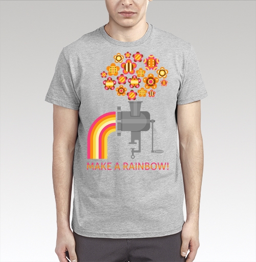 Фотография футболки Make a rainbow!