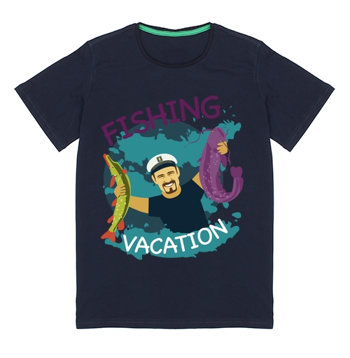 Фотография футболки Каникулы рыбака