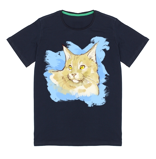 Фотография футболки Золотоглазый кот