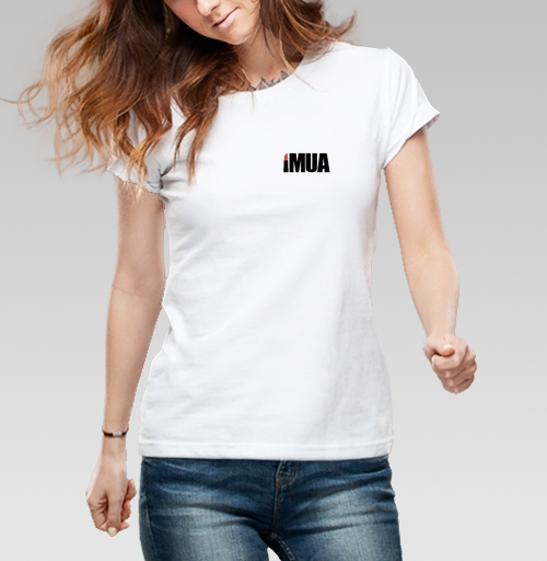 Женская футболка с рисунком Визажист (майкап артист) 139546, размер 42 (S) &mdash; 52 (3XL), цвет белый - купить в интернет-магазине Мэриджейн в Москве и СПБ