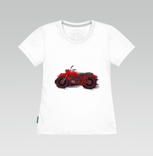 Фотография футболки Красный мотоцикл