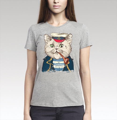 Фотография футболки Пират-кот