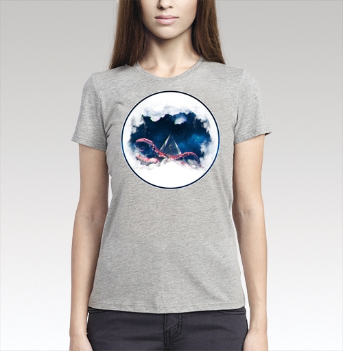 Фотография футболки Космический осминог