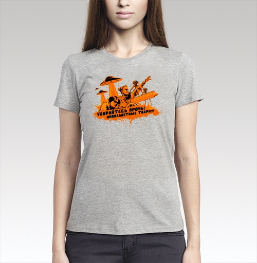 Фотография футболки Чапаев против пришельцев