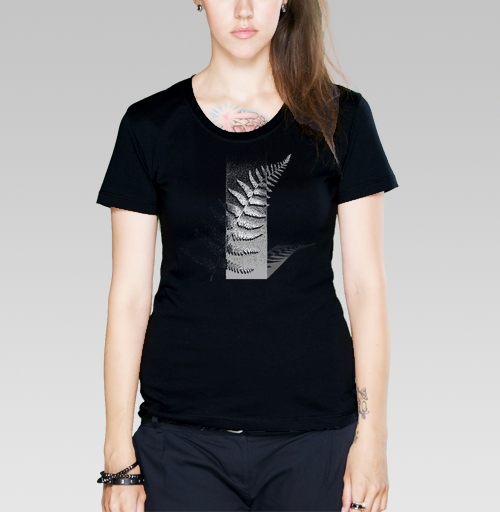 Женская футболка с рисунком Что-то такое 185745, размер 42 (S) &mdash; 52 (3XL), цвет чёрный - купить в интернет-магазине Мэриджейн в Москве и СПБ