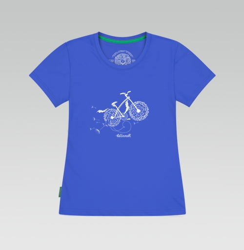 Фотография футболки Велосипед и одуванчики