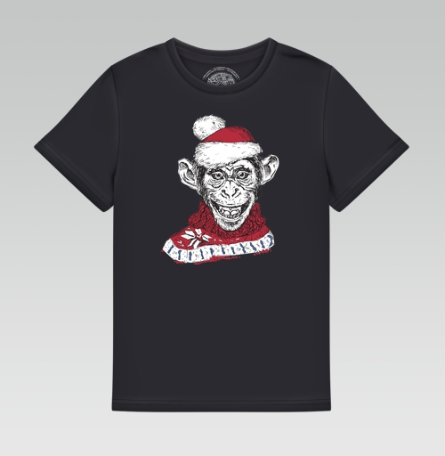 Фотография футболки Новогодняя обезьяна