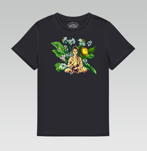 Фотография футболки Будда в абхазской флоре 