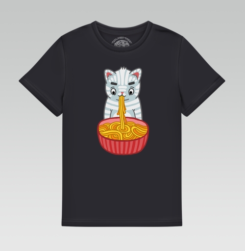 Фотография футболки Noodle cat