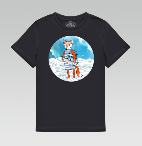 Фотография футболки Лис-морячок