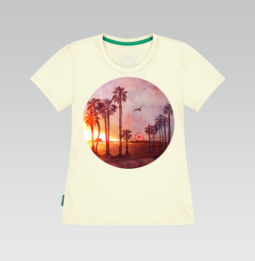 Фотография футболки Закат в Санта Монике