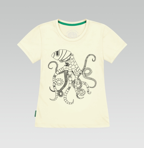 Фотография футболки Кибер-осьминог