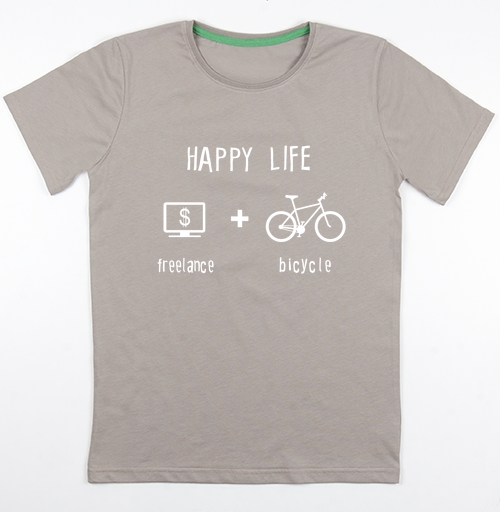Фотография футболки Счастливая жизнь