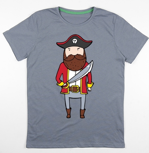 Фотография футболки Пират с саблей