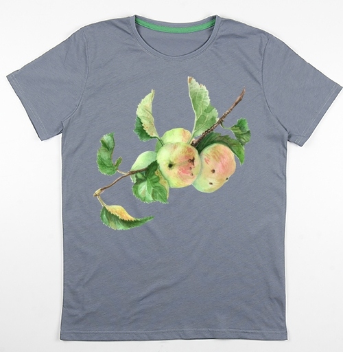 Фотография футболки Ветка с яблоками