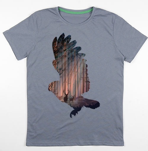 Фотография футболки Летящая сова