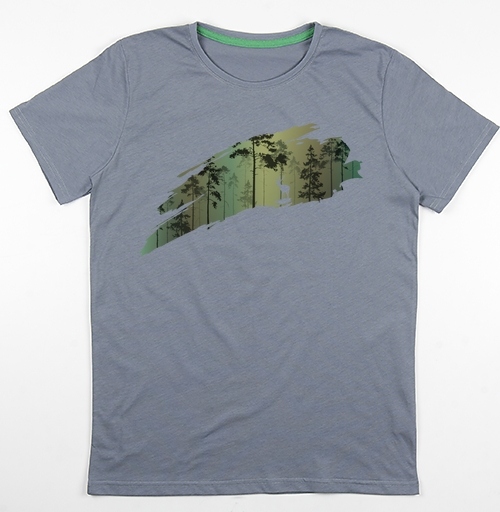 Фотография футболки Кусочек леса