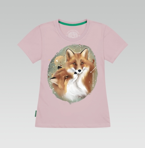 Фотография футболки Влюбленные лисы