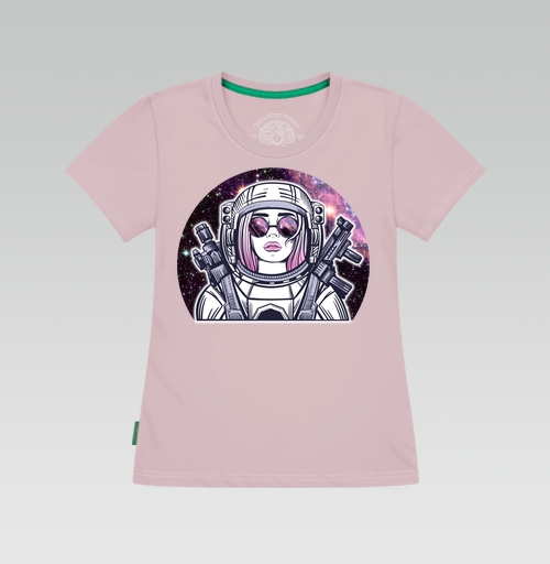 Фотография футболки Космическая девушка