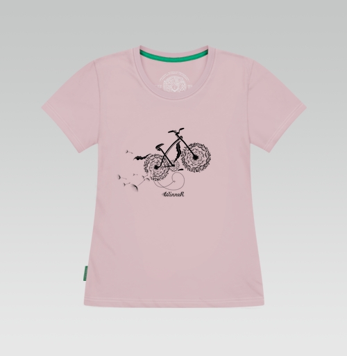 Фотография футболки Велосипед и одуванчики
