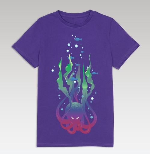Фотография футболки Осьминог и водоросли