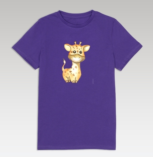 Фотография футболки Маленький малыш жираф