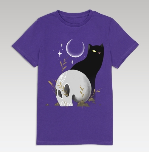 Фотография футболки Ночью все кошки серы