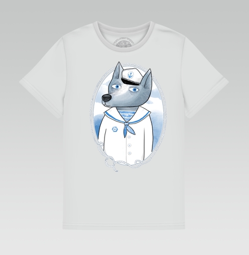 Фотография футболки Волк-морячок