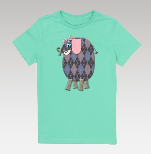 Фотография футболки Счастливый слоник