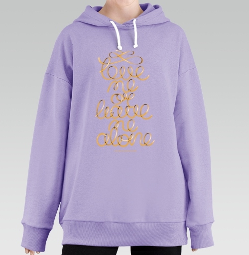 Фотография футболки Gold ribbon lettering / Люби или уходи saying Love me or leave me alone