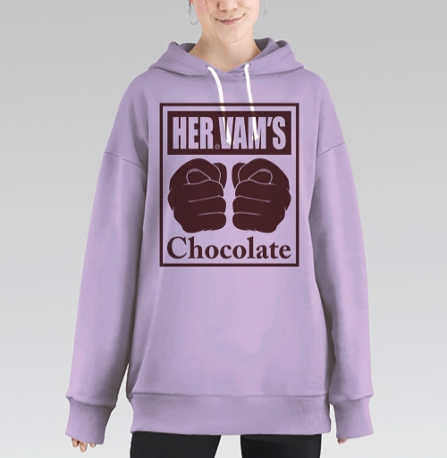 Фотография футболки Сила кулаков мощность шоколада HERVAMS Chocolate